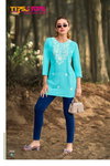 Colors Vol 6 Tips And Tops Rayon Embroidery Western Top Orders In India